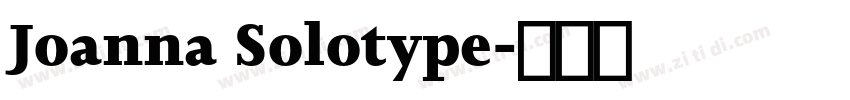 Joanna Solotype字体转换